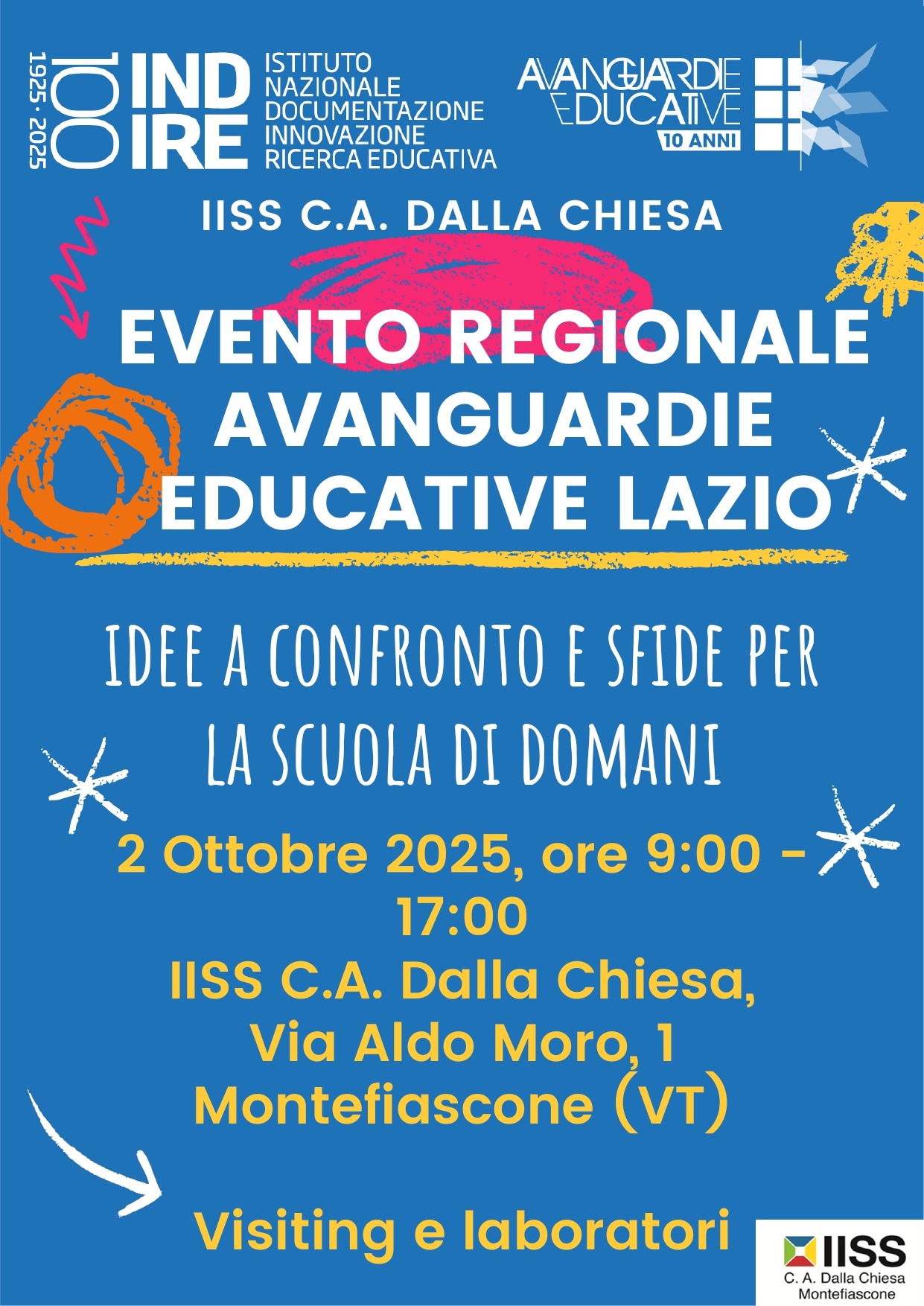 Evento Regionale Avanguardie Educative Lazio: IDEE A CONFRONTO E SFIDE PER LA SCUOLA DI DOMANI